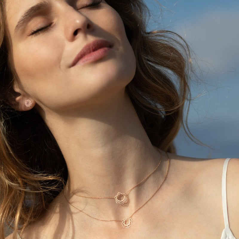 Tiny Om Svadisthana necklace