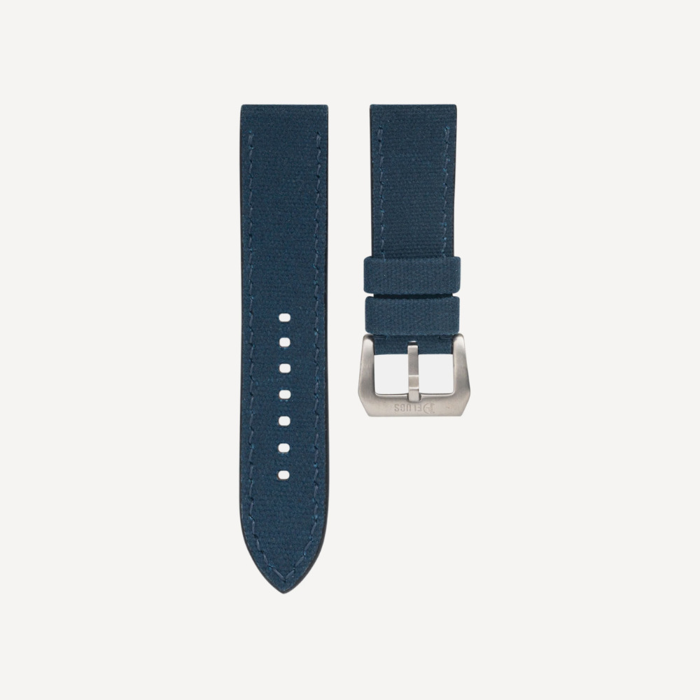 Delugs Waxed canvas Chunky Straps – Blue