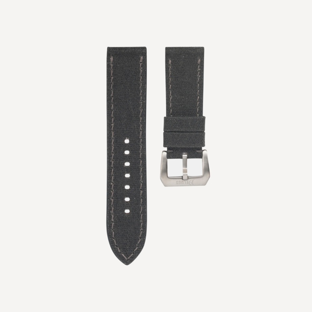 Delugs Waxed canvas Chunky Straps – Grey