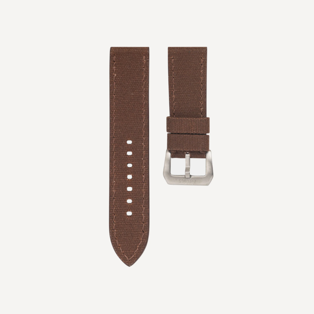 Delugs Waxed canvas Chunky Straps – Saddle