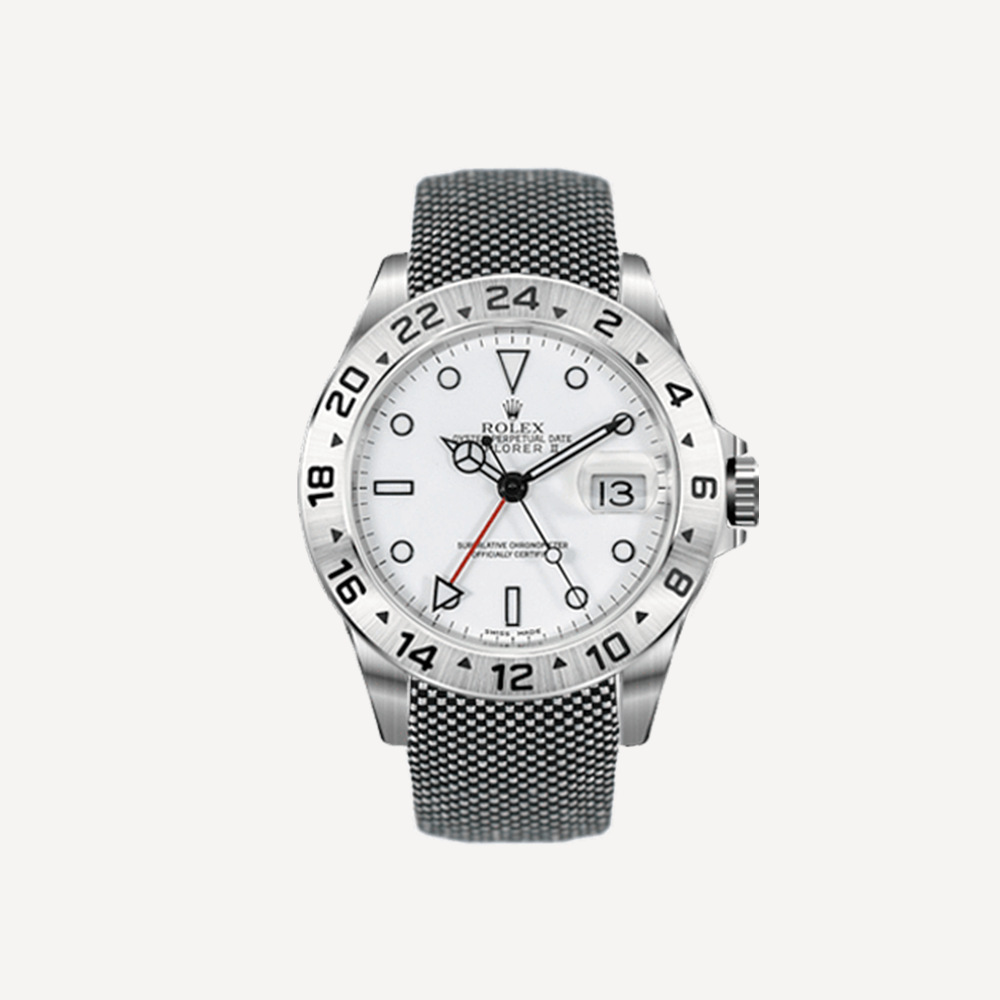 Everest Bands Nylon leather strap for Rolex