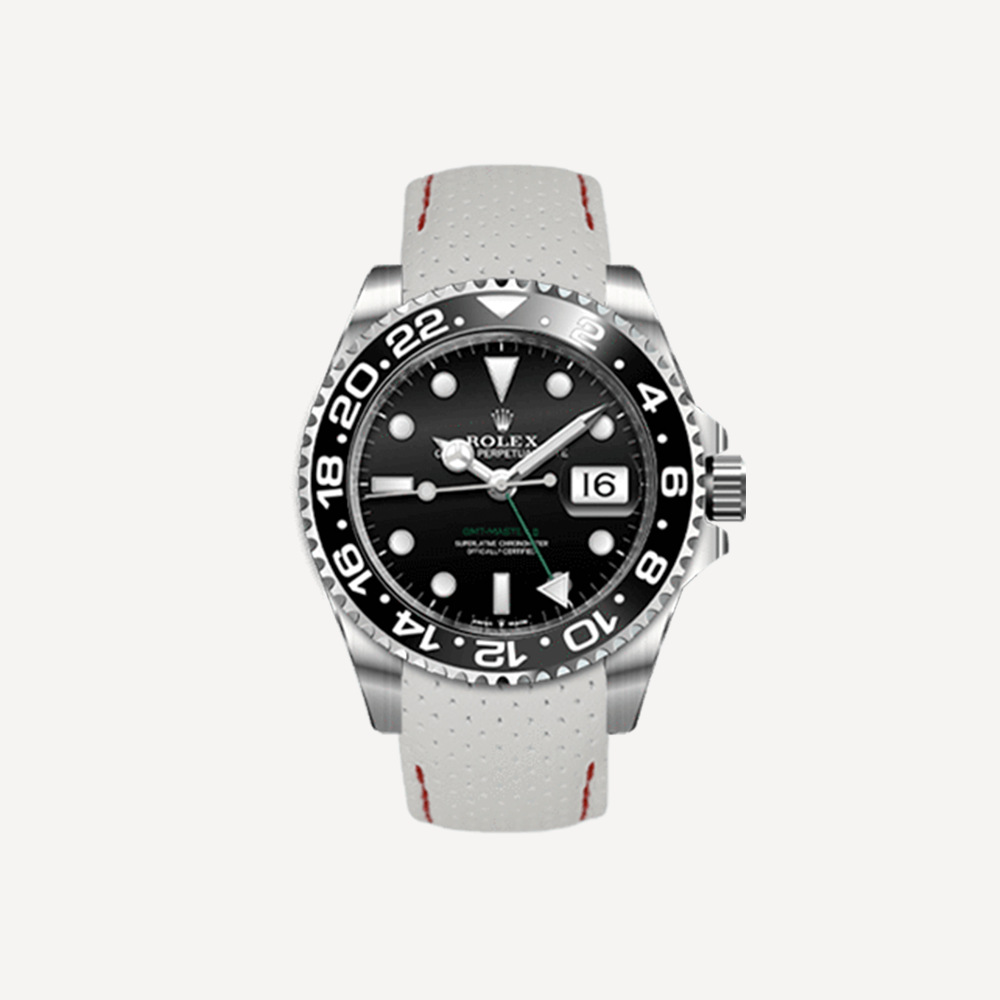 Everest Bands Racing leather Strap for Rolex