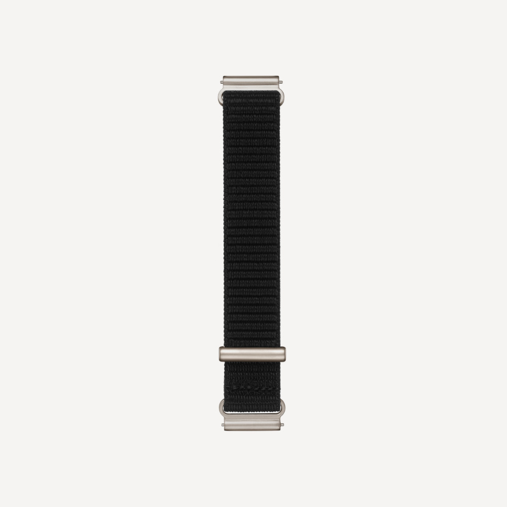 Louis Erard Dark black nylon strap