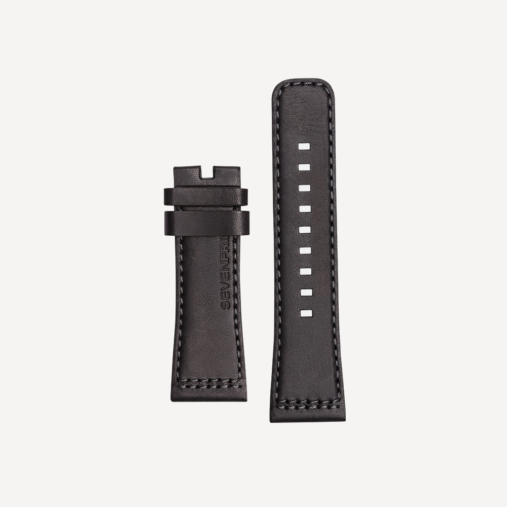 Sevenfriday M3/01 strap-Black Leather